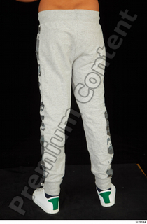 Timbo dressed grey joggers leg lower body white sneakers 0005.jpg